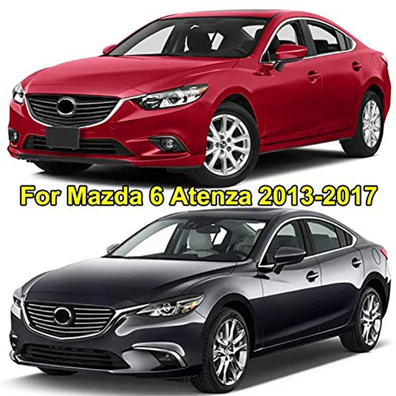 

Для Mazda 6 Mazda Gj Atenza Sedan 2014-2017 хромированная задняя противотуманная фара, крышка лампы, накладка на рамку, автомобильные наклейки, аксессуары