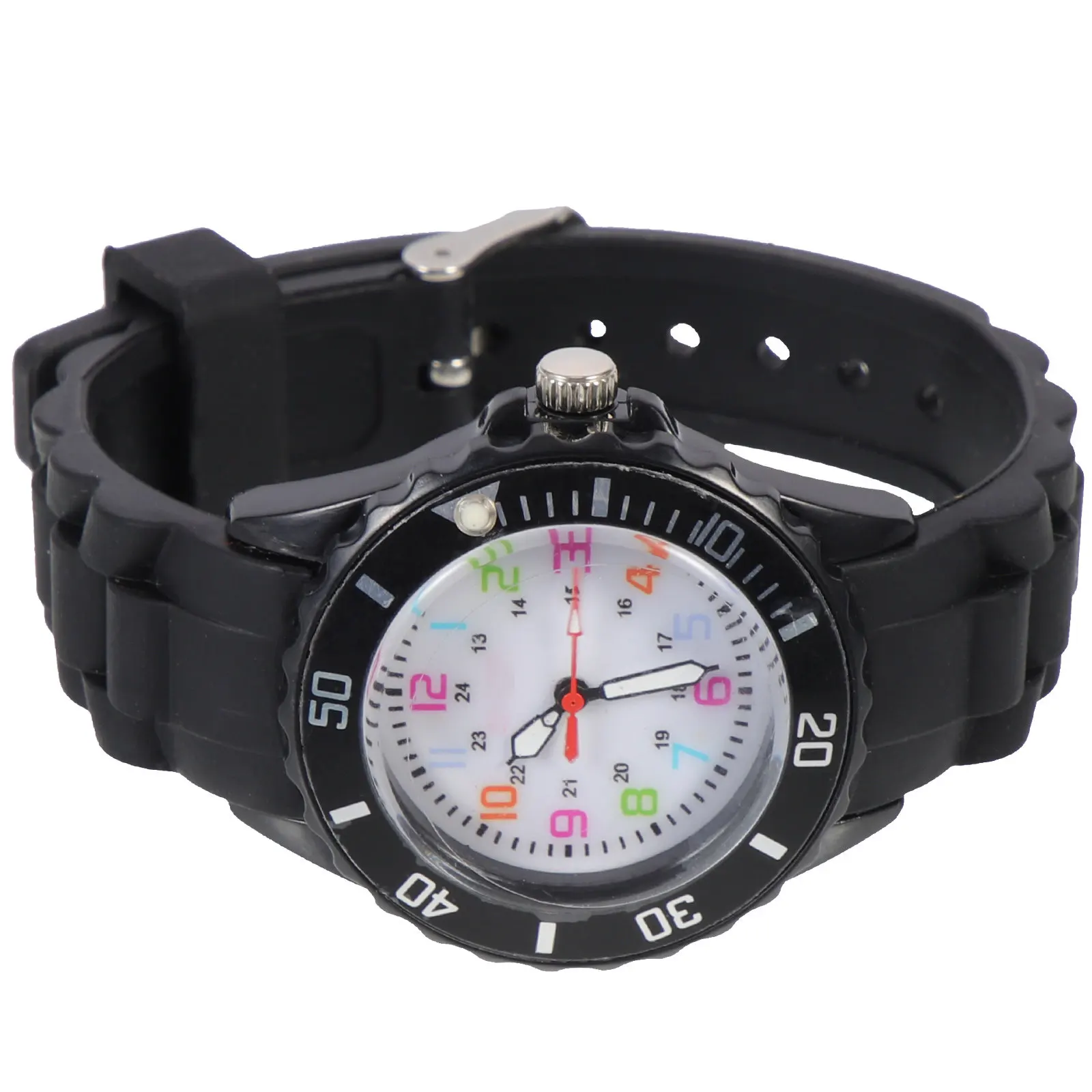 

Детские часы, круглые, силиконовые, легкие, прочные, со светящимися стрелками, обучающий подарок для детей, малышей, мальчиков и девочек, на день рождения