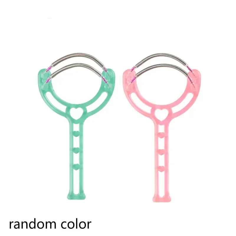 Novo seguro depilador facial removedor de pêlos rosto beleza maquiagem ferramentas primavera rosqueamento remoção depilador dermaplaning ferramenta alta qualidade