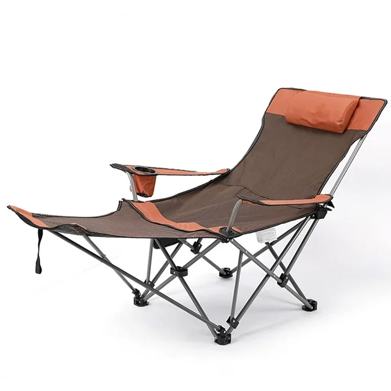 

Reclining Camping Chair, Multifunctional Folding Nap Bed, Lightweight and Portable for Camping, Beach, and Leisure