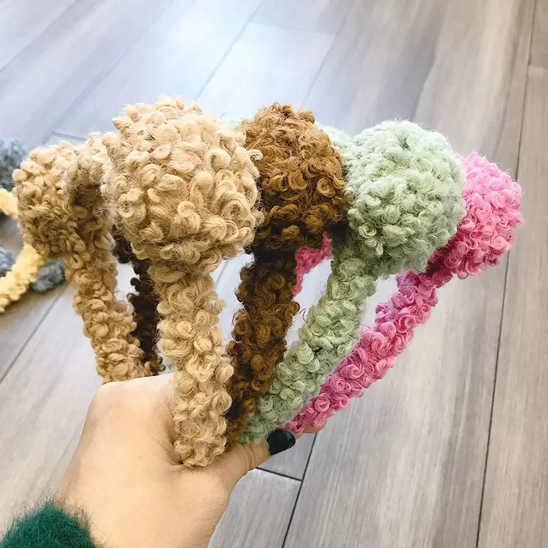 Serre-tête oreilles d\'ours en peluche pour femmes et filles, accessoires de cheveux, accessoires de mode