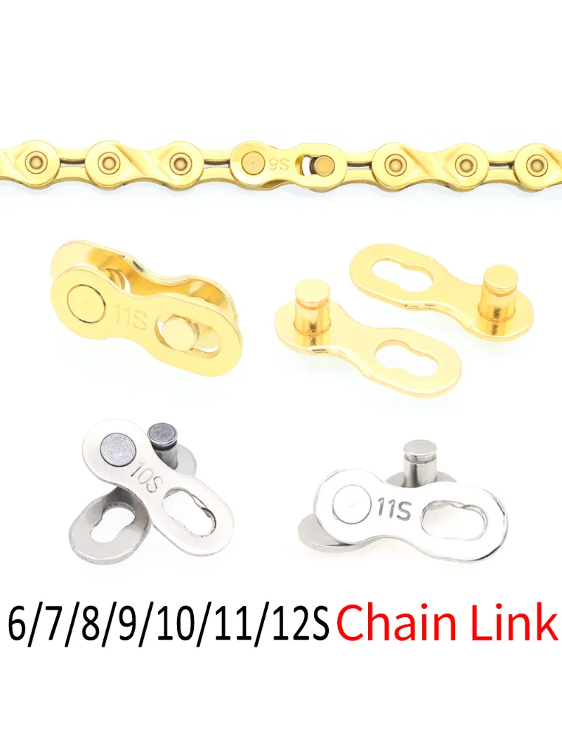 AliExpress 6/7/8/9/10/11/12 Speed Bicycle Chain Connector Lock Quick Link Road Bike Magic Buckle Master Bicycle