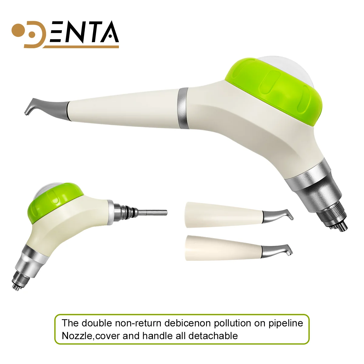 

3 Hole Air Prophy Jet Dental Hygiene Air Polisher Tooth Polishing nozzle Handpiece Whitening Clean Spray Sandblaster FIT EMS