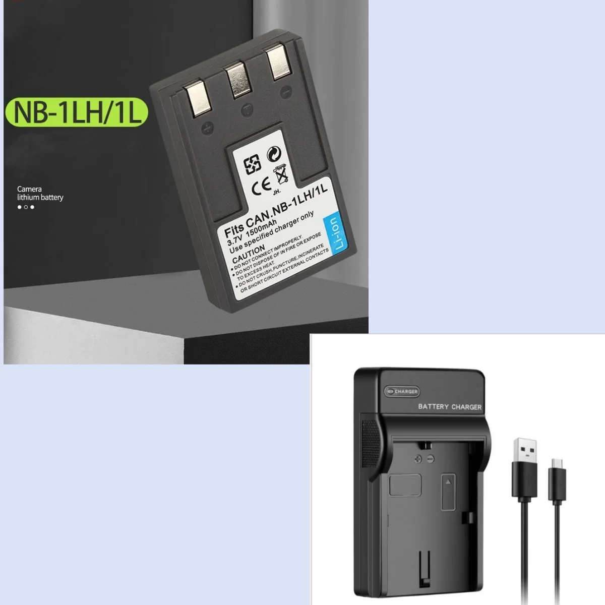 NB-1L NB-1LH NB1LH Camera Battery For Canon IXUS 200a 300 300a 320 330 400 430 500 v2 v3 IXY 200 450 S200 S230 S330 USB Charger