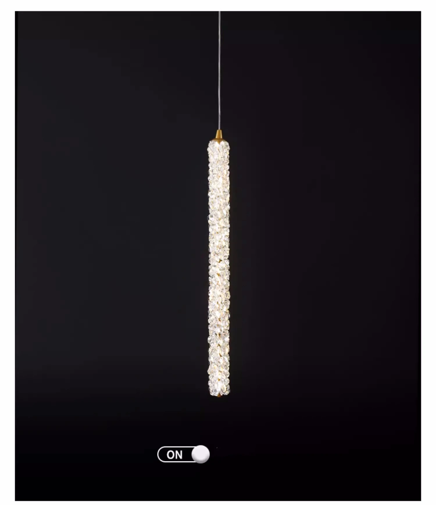 Bedside LED Luminaires Crystal Pendant Lights Sofa