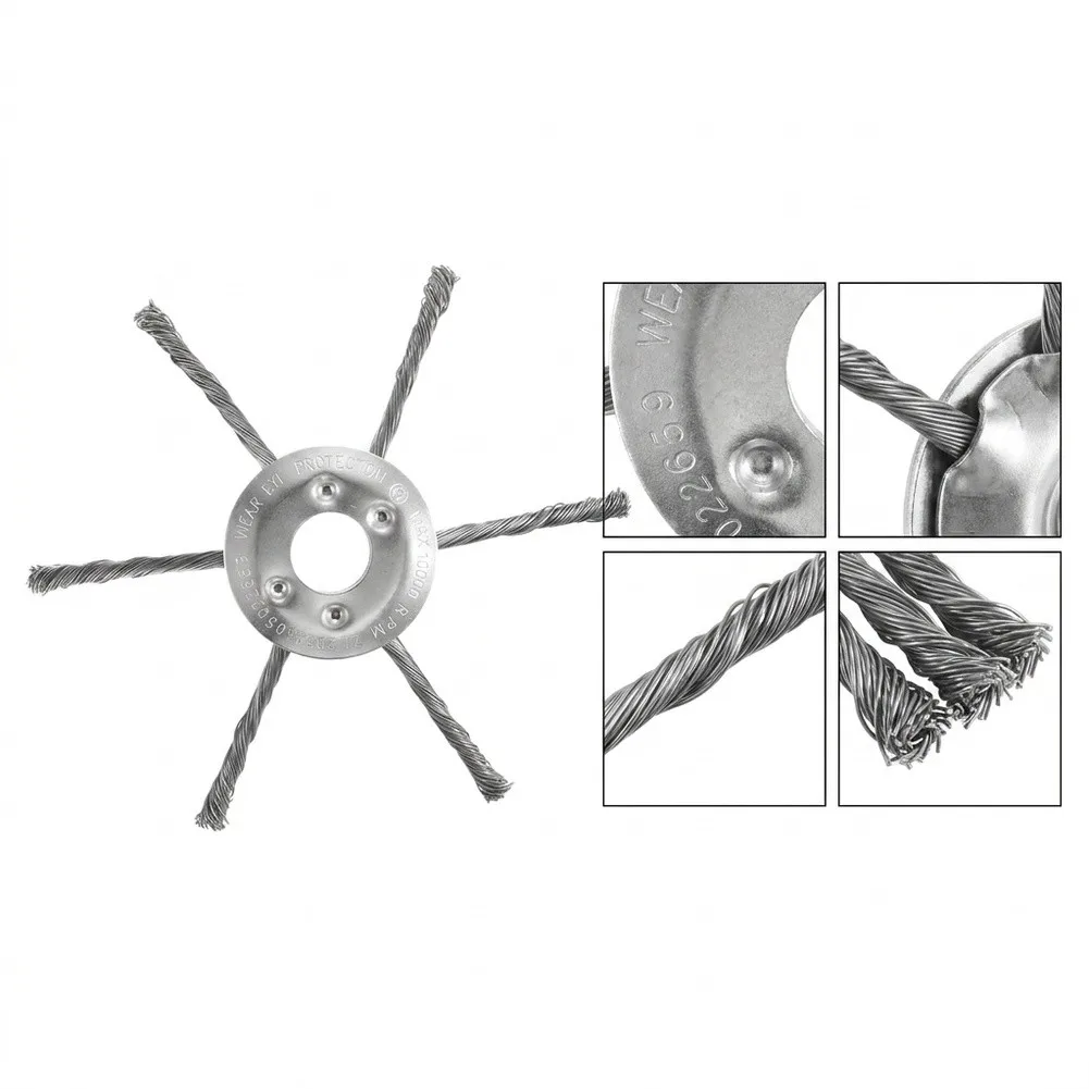 Steel Wire Trimmer Head 8 Inch with Lightweight Build for Reduced Operator Fatigue and Enhanced Trimmer Maneuverability