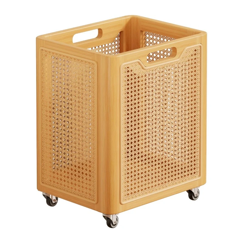 

Solid wood kitchen rack, fruit and vegetable basket, storage basket, removable for home use