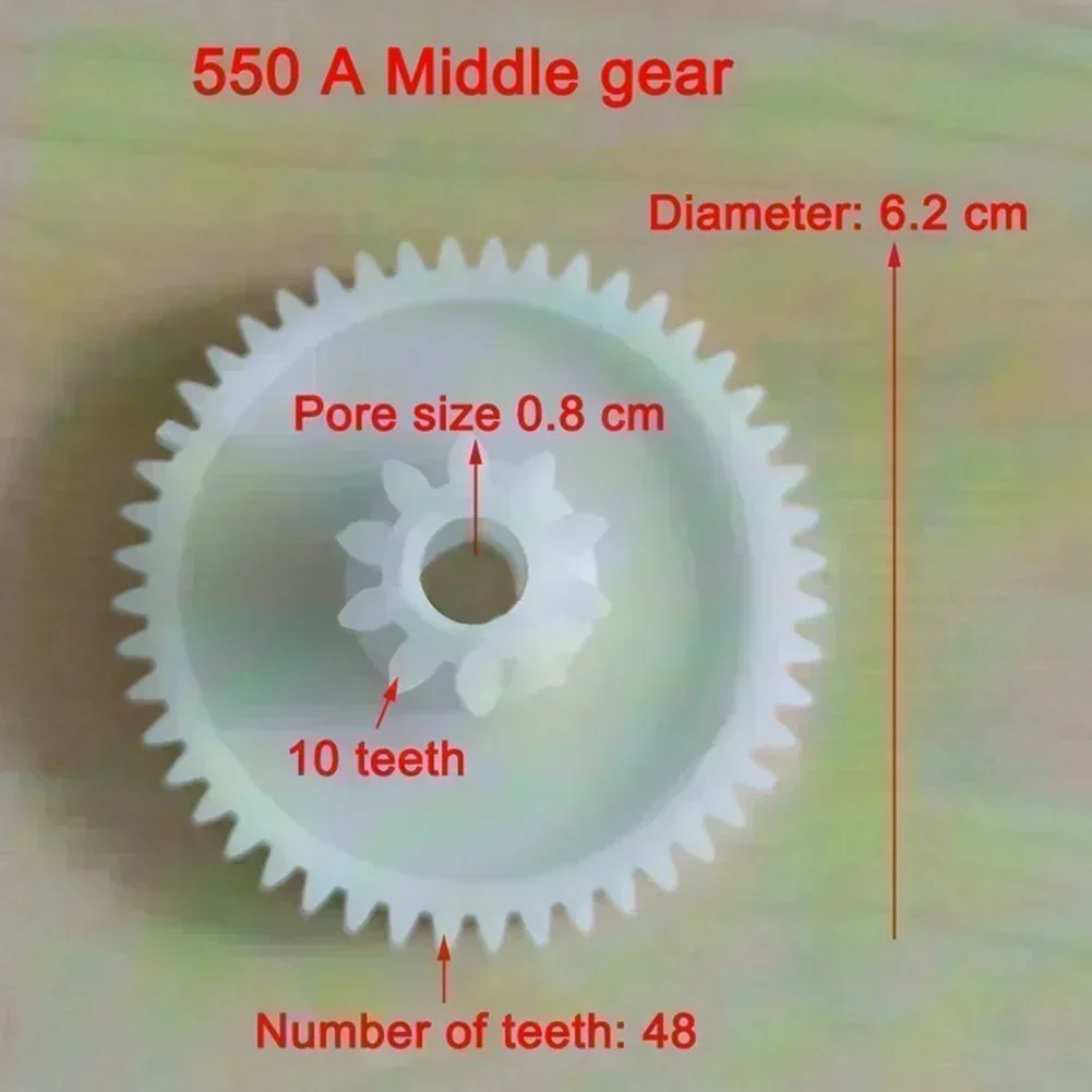 390 Gearbox Plastic Gear For Electric Baby Cars 550 Gearbox Gear 4 Options White Kids' Vehicles And Remote Control Toys Adapter