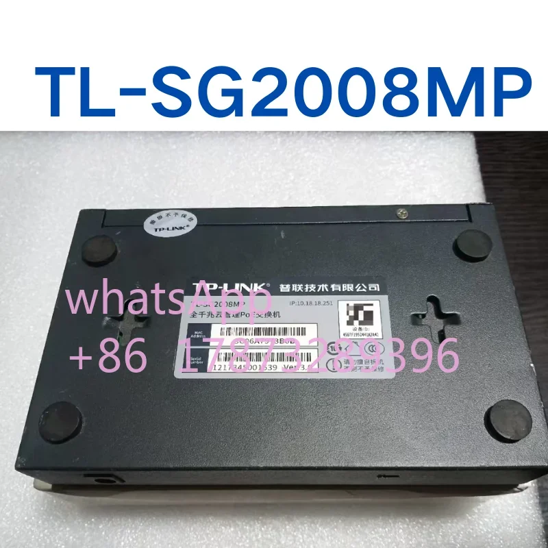 

Used TL-SG2008MP tested OK and shipped quickly