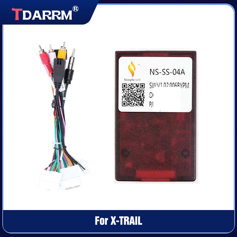 For Nissan Teana North American version Teana Altima Update List Radio Cable And CANBUS BOX Adapter Car Radio Wiring Harness