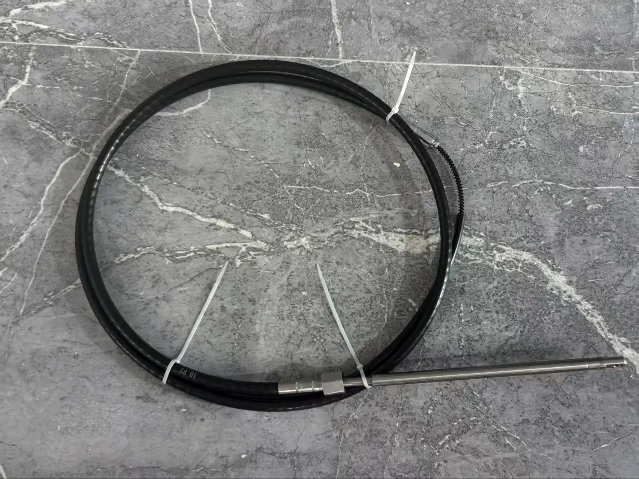 Marine Steering Cable, Universal Control Line for Yachts, Speedboats and Outboard Motors, Vessel Steering Rope Assembly