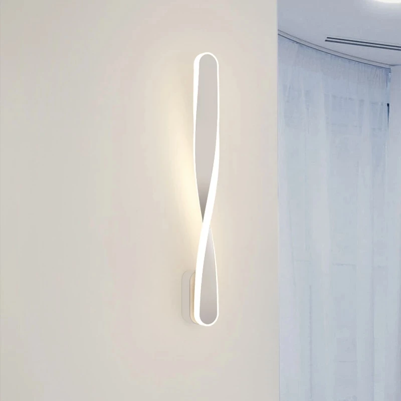 

Modern Led Wall Lamp In The Living Room Bedroom Bedside Night Light TV Background Bathroom Corridor Home Decor Loft Furniture