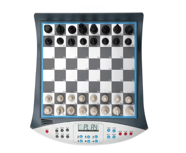 Electronic Smart Chess Game Board, Digital Computer Chess Set with LCD Display for Training