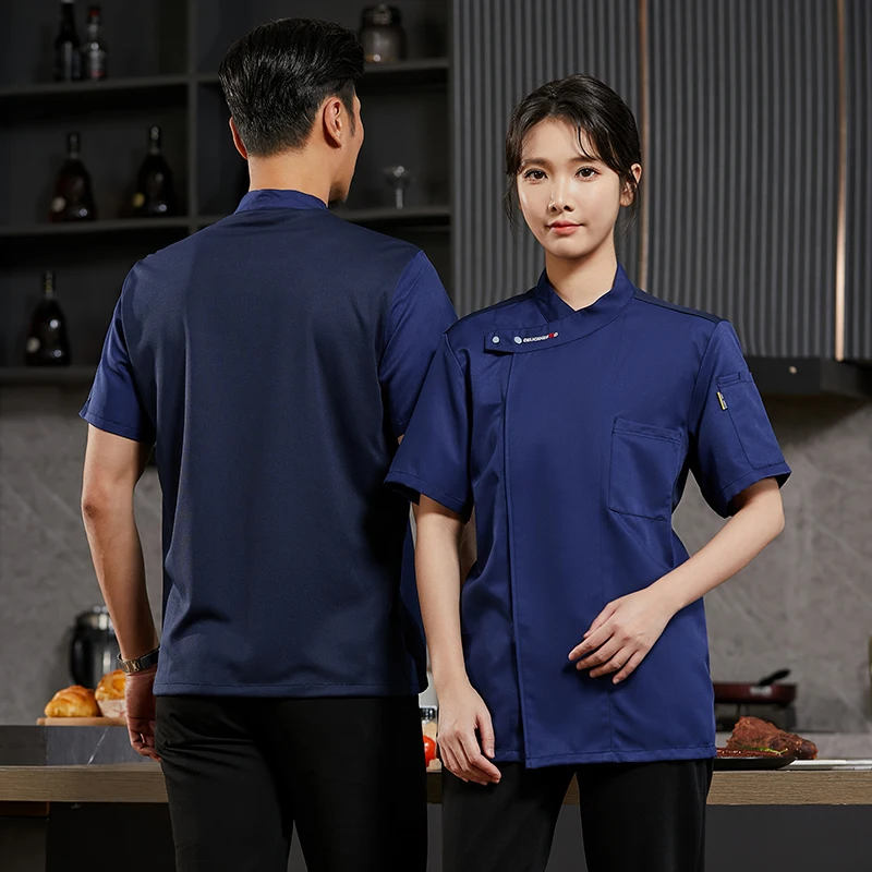 베이커리 셰프 작업복 요리사 재킷 음식 서비스 요리복 상의 주방 셔츠 호텔 웨이터 작업복 레스토랑 유니폼