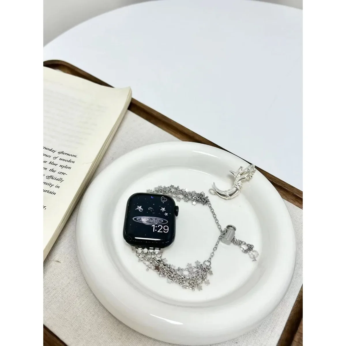 Cinturino per iWatch 42/44/45/46/49mm 38/40/41mm Cinturino per orologio in metallo alla moda per serie di orologi Ultra2 Serie 10/9/8/7/6/5/4/3/2/1_voghion.com