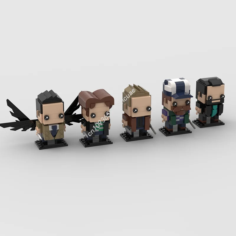 578 個 MOC スーパーナチュラル ブリックヘッドズ 5 1 バンドル モデルビルディングおもちゃブロック アーキテクチャ クリスマスギフト DIY クリエイティブアイデア 教育