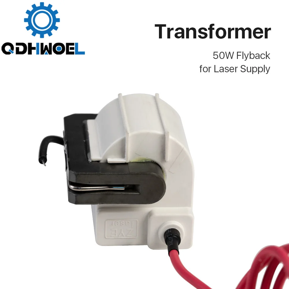 QDHWOEL 50W High Voltage Flyback Transformer for CO2 Laser Power Supply PSU MYJG-50W