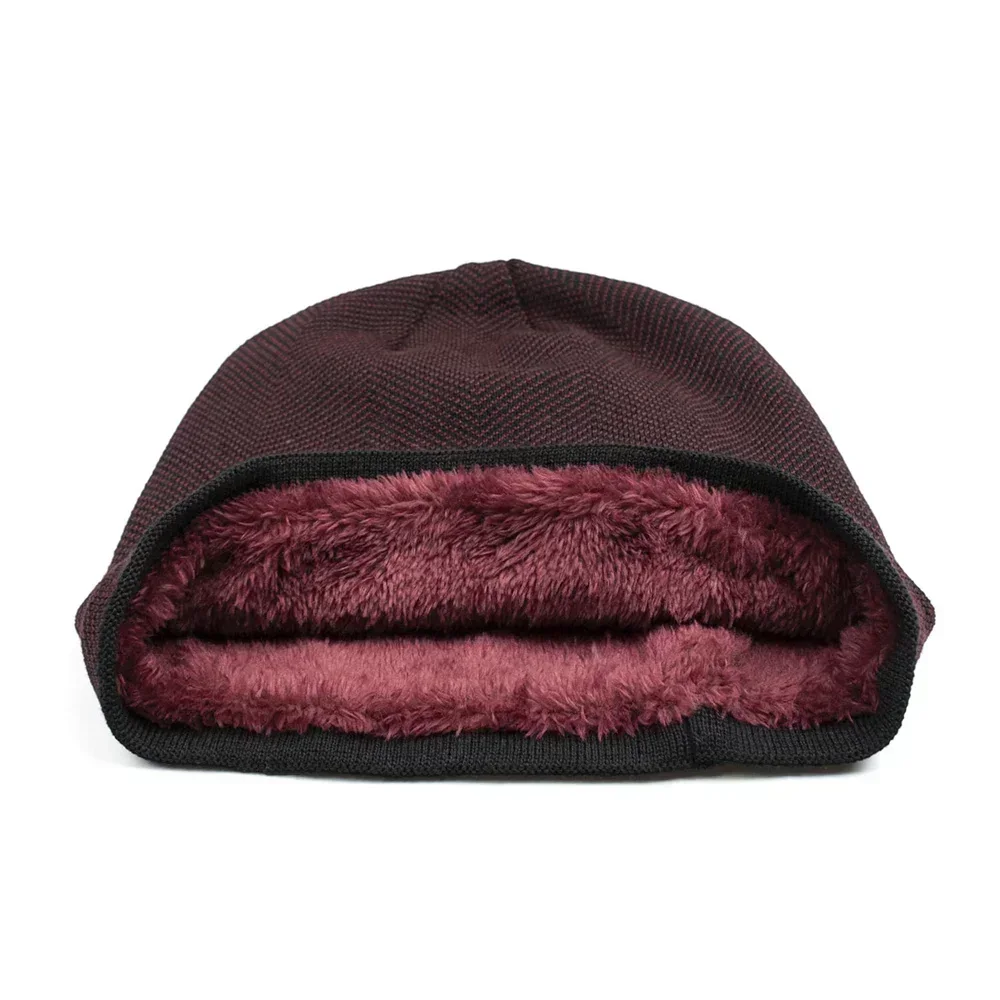 2025 Thick HONGHE Beanies for Women Men Casual Knit Skull Cap Soft