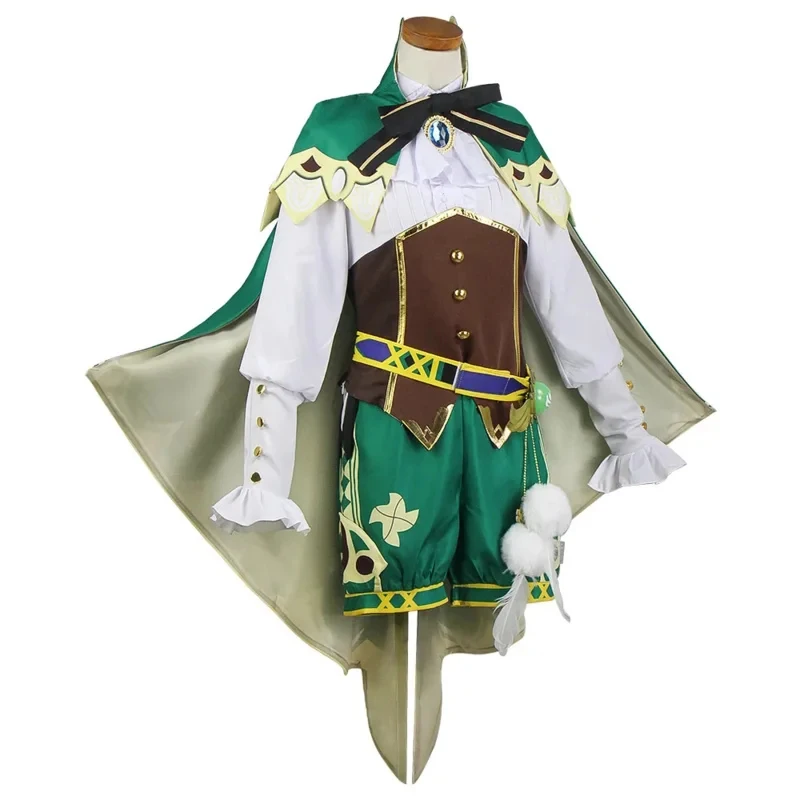 

★Halloween Cosplay Costume Genshin Impact uniform wig Venti Chinese Style for women game W♥ All corners of the country
