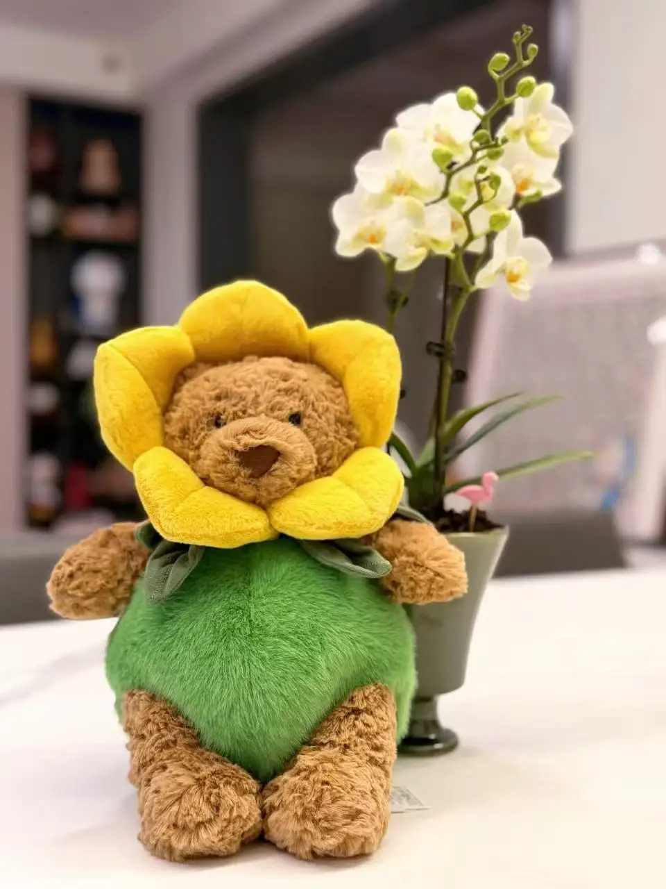 

2026 Hot Sale J C Plush New Barcelona Bear Series Plush Toy Daffodil Bear Cute Plush Toy Baby Comfort Birthday Gift