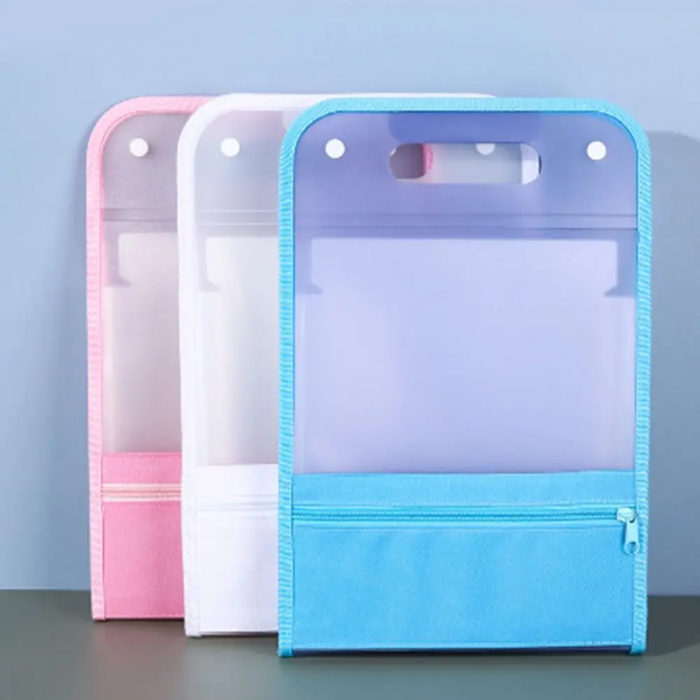 수직 아코디언 지퍼백 13포켓 대용량 시험지 보관 가방 방수 분류 보관 A4 파일 폴더