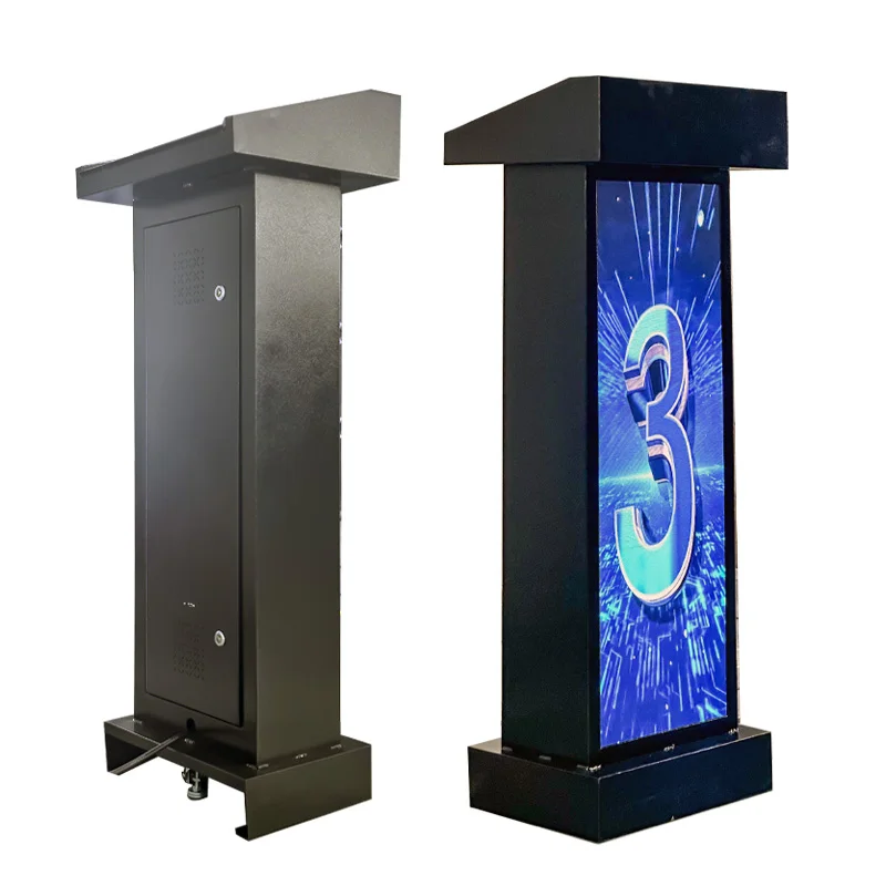 Digital Signage Contemporary Podium Luminescent Display Suitable for Conference Presentations High Refresh Rate