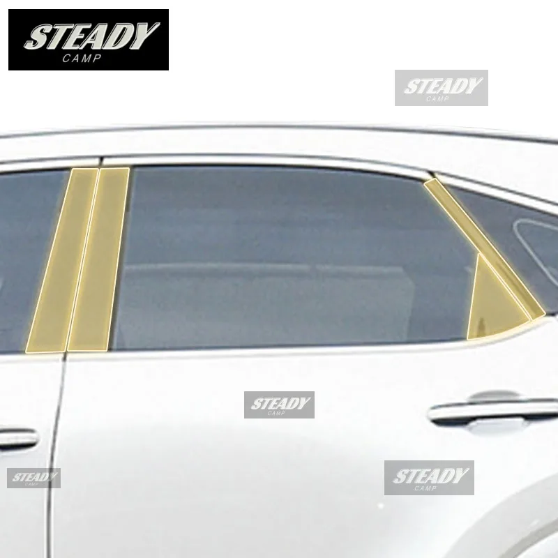 

Pre cutting Car Exterior Body BC Window pillar PPF paint protection film TPU scratch For Lexus RX 350 450 500 2022-2024