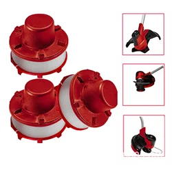 Carretes para cortacésped Einhell, accesorios para desbrozadora, 3 piezas, GE-CT 36/30 Li E SOLO 36/255 BL 18/200