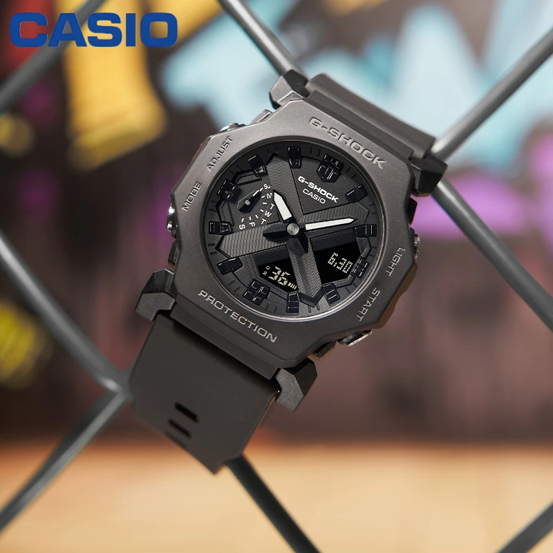 CASIO G-Shock GA-2300 Series Analog Digital Watch 100M Waterproof Shock Resistant LED Light Sport Wristwatch Unisex