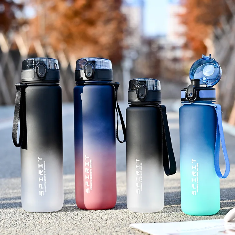 

Large Capacity Sports Water Cup Plastic Anti-fall Outdoor Portable Space Cup Student Fitness Water Cup