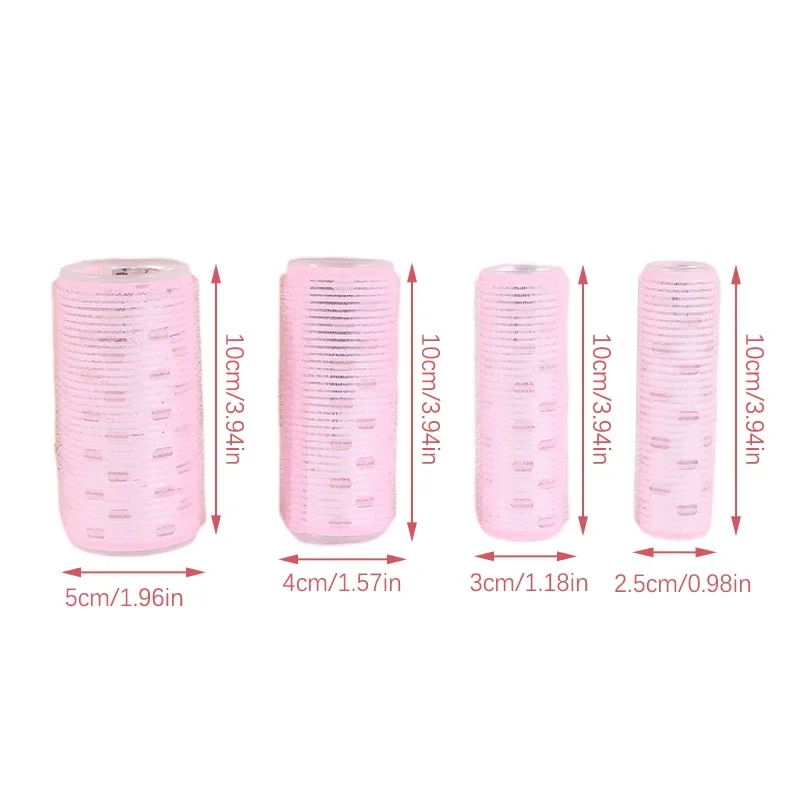 Plastikowe samoprzylepne wałki do włosów, różne rozmiary, wałki samoprzylepne, magiczne wałki do włosów, narzędzie do stylizacji włosów dla dziewcząt.