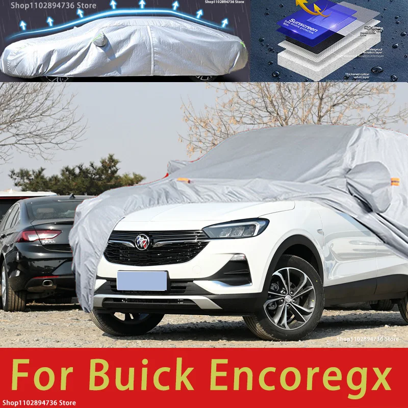 

Наружная защита для Buick enореx, полные автомобильные Чехлы, снежный чехол, Солнцезащитный водонепроницаемый пыленепроницаемый внешний автомобильный аксессуар