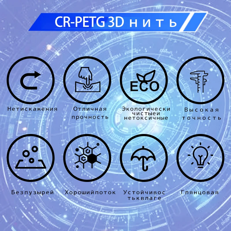 Creality PETG Filament 1.75mm 2 Szpule x 1KG Filament do Drukarki 3D Darmowa Wysyłka Wysoka Jakość Łatwa Drukowanie — zdjęcie produktu 2