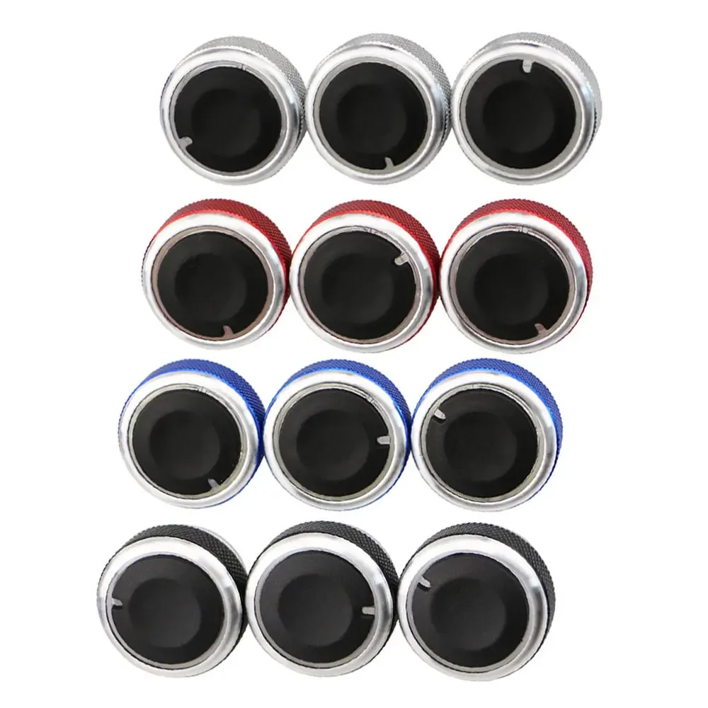 3Pcs Car AC Knob for Ford Focus 2 3 MK2 MK3 Sedan Hatchback for Mondeo Air Conditioning Heat Control Switch Knobs Accessories