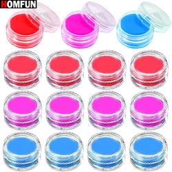 HOMFUN 4pcs/10pcs Diamond Painting Wax Storage Container With Glue Clay, DIY Art Embroidery Cross Stitch Accessories Tool Gift