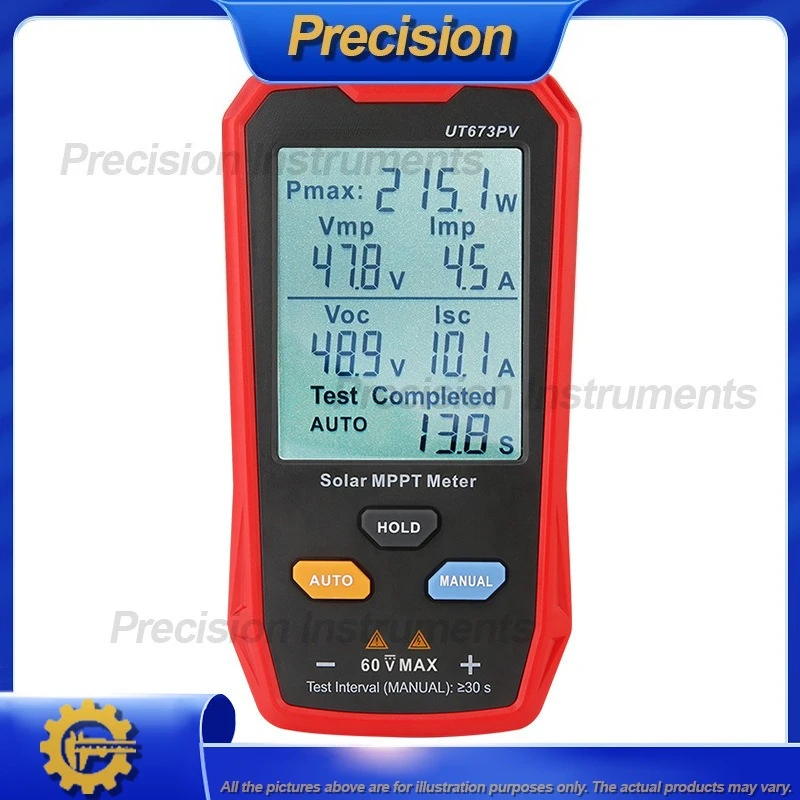 2026 Digital Multimeter 800W Solar Panel MPPT Photovoltaic Power Tester for Electrical Measurements and PV System Diagnostics