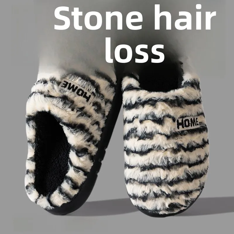 

Thiened Fce Slippers for Men And Women Winter Home oes Anti-Slip Cotton Slippers Large Flower Design New 2026 Sle