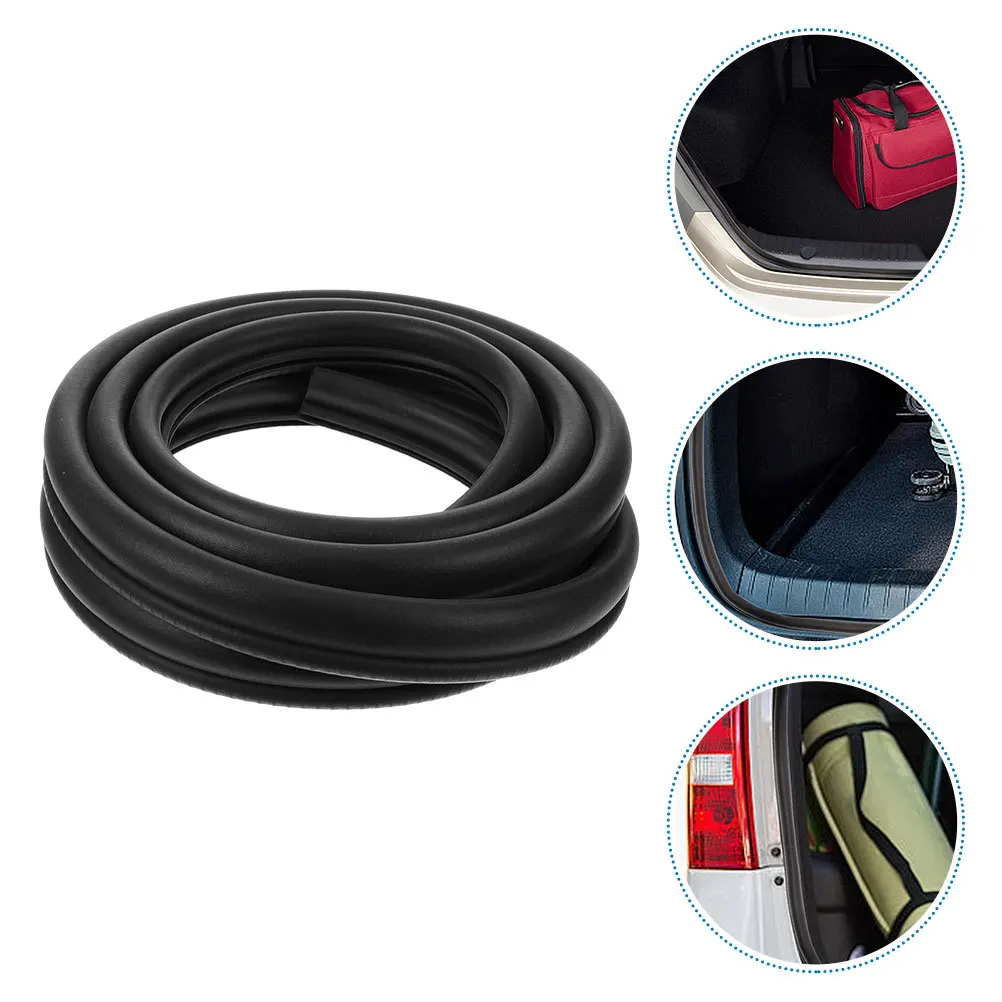 Protetor de para-choque de carro feito de borracha resistente, proteção anticolisão, fácil instalação, tira de peitoril de porta-malas, protetor de para-choque traseiro