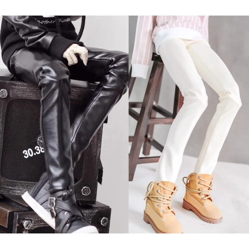 

BJD Cool Leather Pants for 1/4 1/3 Uncle Customize Doll Clothing Accessories CMB341