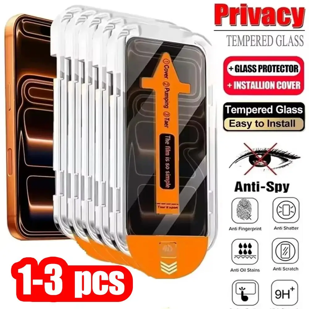 1-3 Stück Sichtschutzfolie für Xiaomi POCO F6 X6 Pro F7 X7 M7 M6 C75 F5 X5 M5S F4 X4 X3 M4 M3 M2 Anti-Spy Panzerglas
