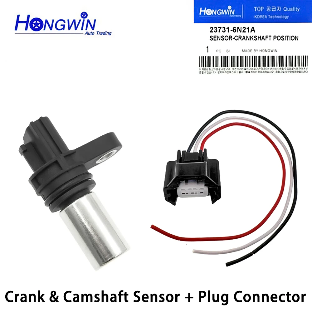 Crankshaft & Cam Position Sensor Fits Nissan 2.5L 23731-6N202 237316N202 237316N206 23731-6N21A PC464 23731-6N20B 23731-8J005