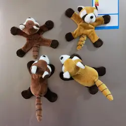 Practical Fridge Magnet Compact Fridge Magnet Sticker Cute Chinese Plush Bear Refrigerator Souvenir  Ornament