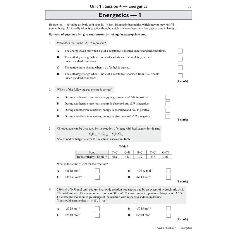 ALevel الكيمياء AQA السنة 1 AS مصنف ممارسة الامتحان يتضمن الإجابات CGP كتب التنسيق منشورات المجموعة 9781782949114