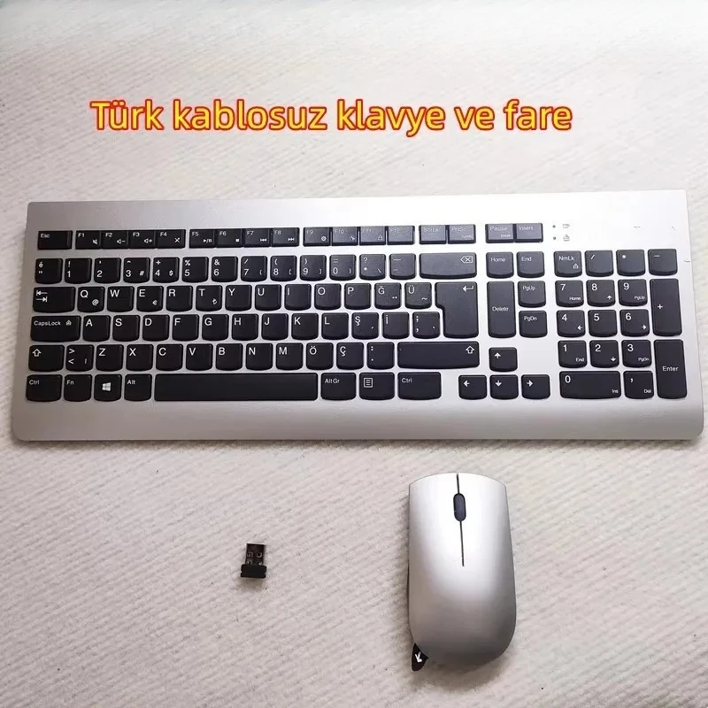 

Turkish layout wireless combo keyboard and mouse For Lenovo KBRFBU71 Laptop desktop
