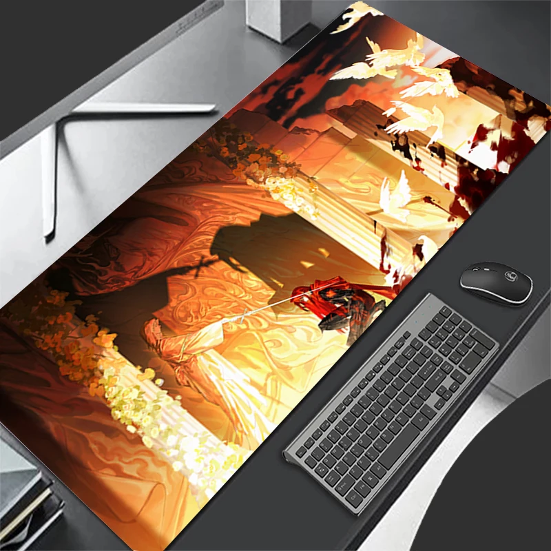 

Коврик для мыши с узором, резиновый коврик для мыши «Властелин тайн», аксессуары для ПК, настольный коврик, нескользящий офисный настольный коврик, коврик для клавиатуры геймера