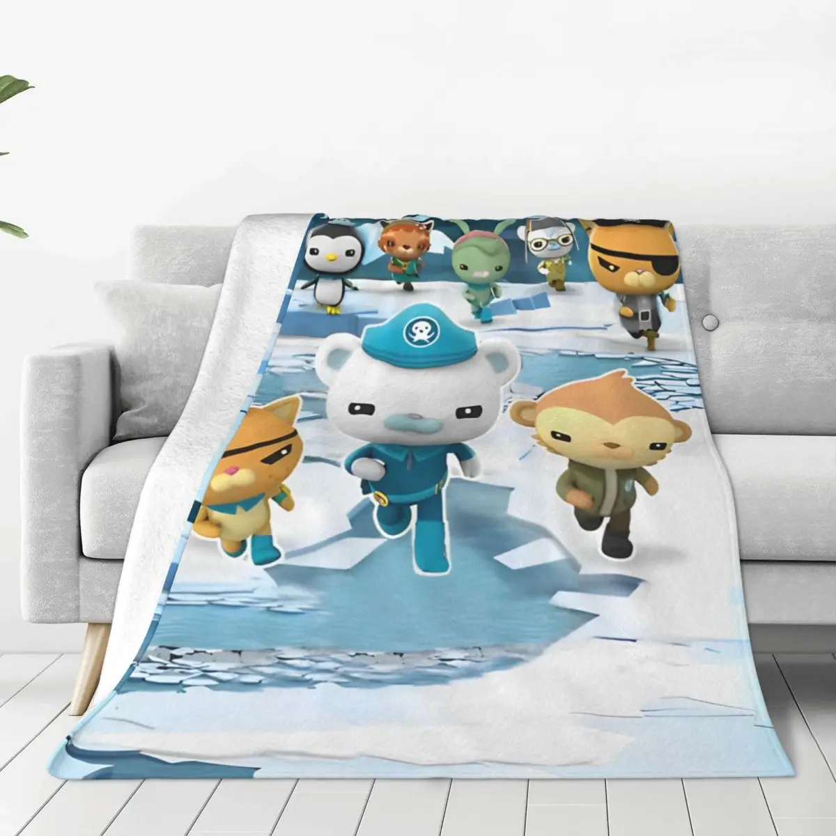 The O-Octonauts Blanket Fleece Warm Throw Blankets for Bedroom Sofa Bedspread