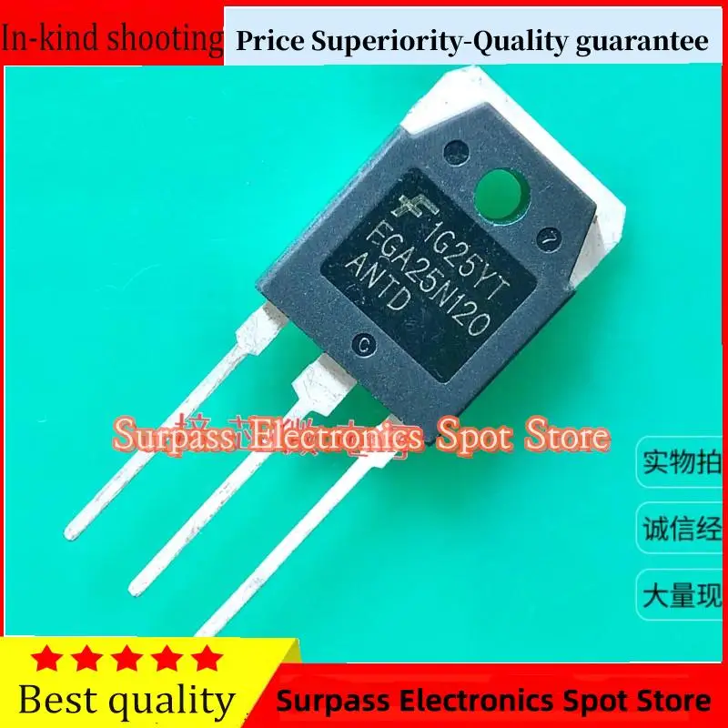 10PCS-100PCS  FGA25N120 FGA25N120ANTD  IGBT  25A 1200V Price Superiority-Quality guarantee