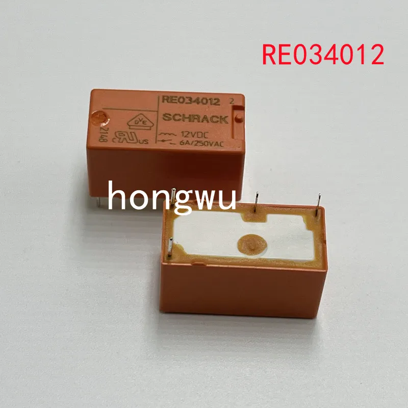 

100% Original New 1PCS/ RE034012 DC12V relay 6A 4pins