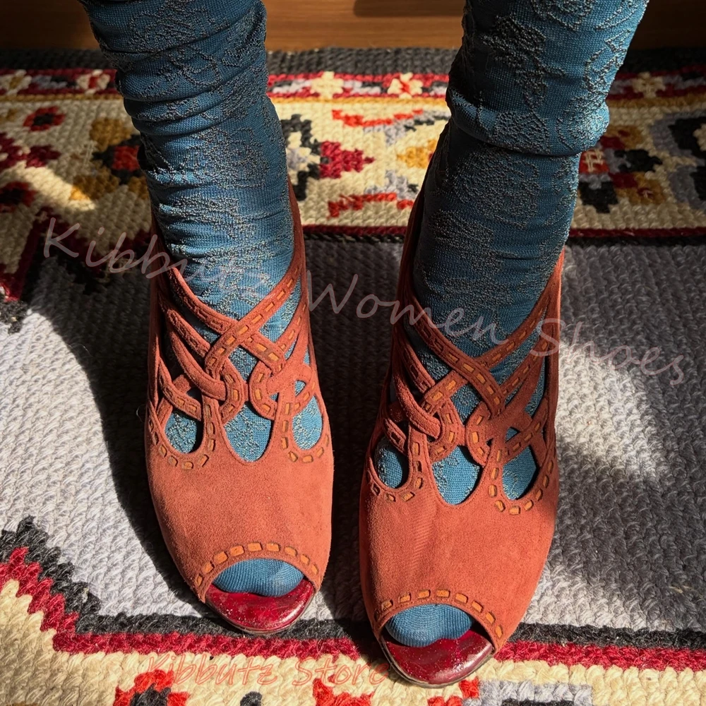 Vintage Rome Sandals Suede Lea - Vintage Fashion Rome ulasan dan harga