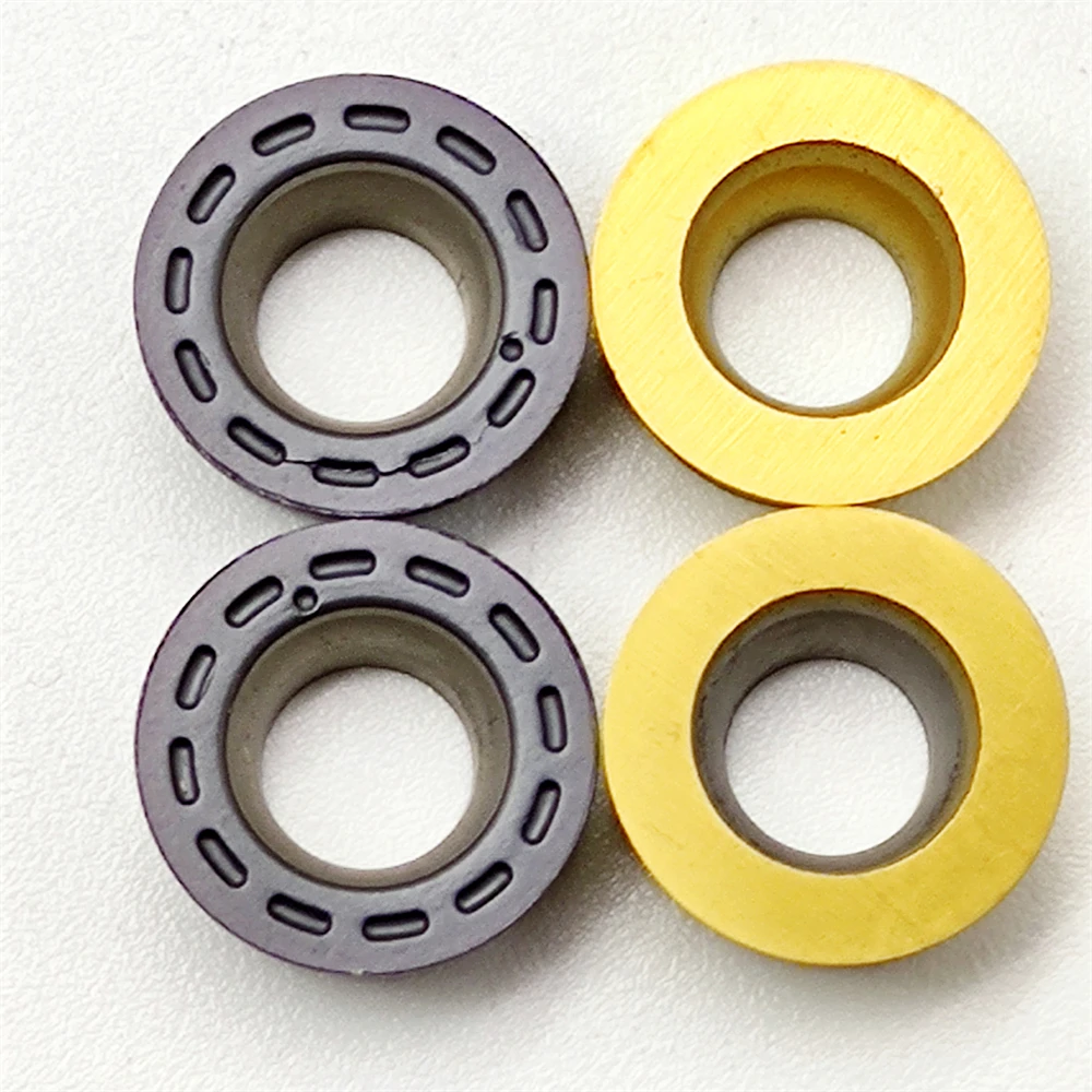 كربيد إدراج RPMW1003 DP5320 DP5420 CNC مخرطة القاطع شفرات للصلب الحديد عالية السرعة أدوات الطحن RPMW 1003 MO DP 5320 5420